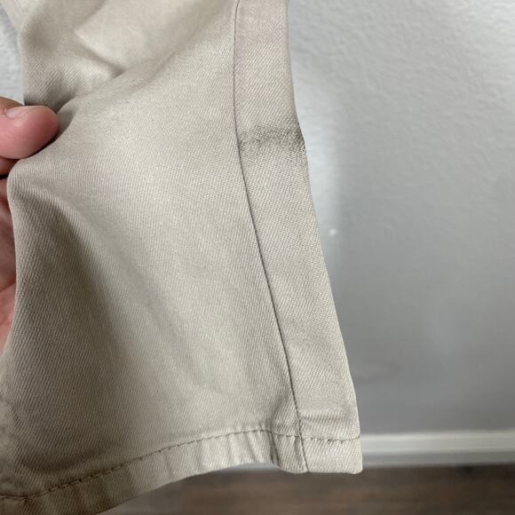 Marc Cain Womens 3/8 US Khaki Straight Leg Jeans Pants Tan Cotton Blend Pockets - Picture 8 of 15